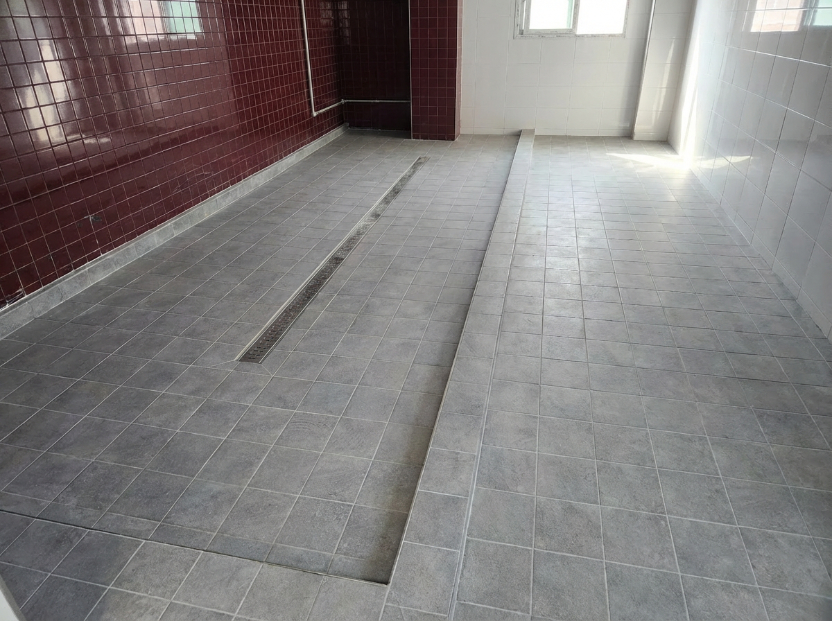 타일 마감 완료